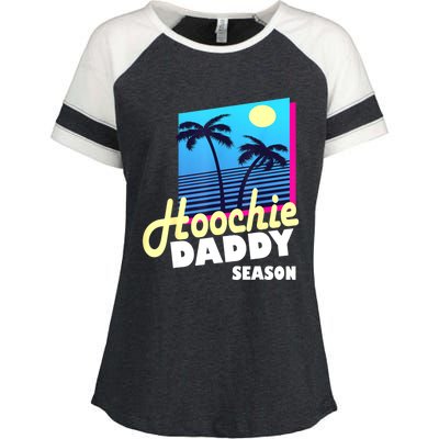 Mens Hoochie Daddy Season Enza Ladies Jersey Colorblock Tee