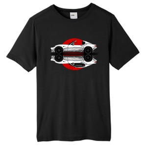 My Hand Drawing Of Nd Rf Japanese Roadster Sports Car With Flag Background Tall Fusion ChromaSoft Performance T-Shirt