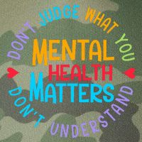 Mental Health Dont Judge You Dont Understand Aware Legacy Tie Dye Trucker Hat