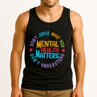 Mental Health Dont Judge You Dont Understand Aware Tank Top