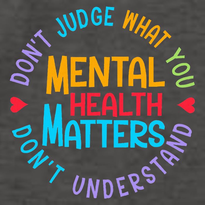 Mental Health Dont Judge You Dont Understand Aware Vector Backpack