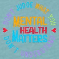 Mental Health Dont Judge You Dont Understand Aware Sueded Cloud Jersey T-Shirt