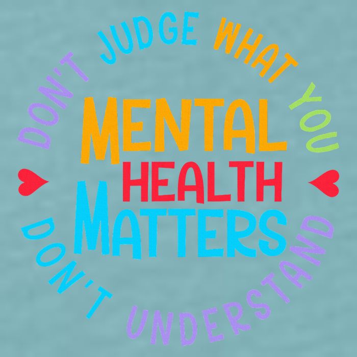 Mental Health Dont Judge You Dont Understand Aware Sueded Cloud Jersey T-Shirt