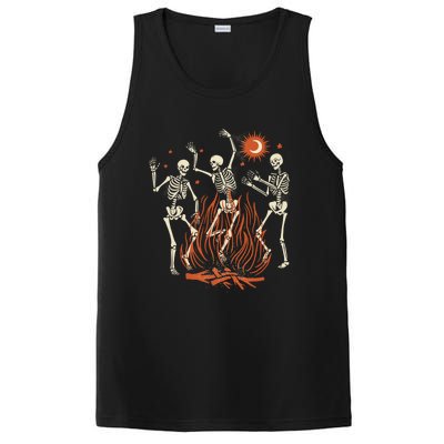 Mystical Halloween Dancing Skeletons Gift PosiCharge Competitor Tank