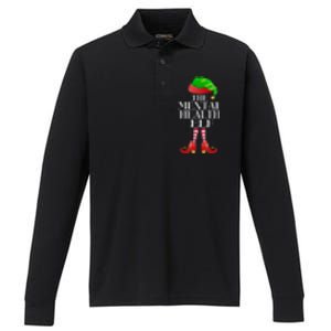 Mental Health Elf Funny Matching Pajama Group Christmas Xmas Performance Long Sleeve Polo