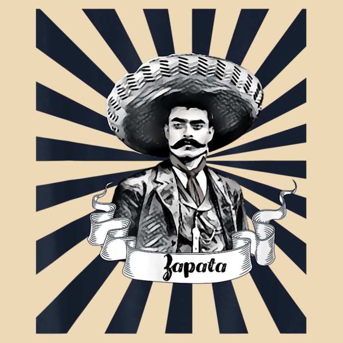 Mexican Hero Emiliano Zapata Drawstring Bag