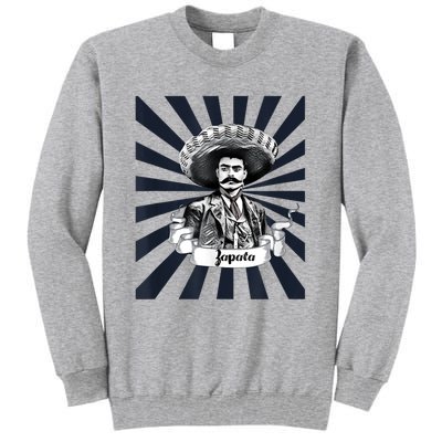 Mexican Hero Emiliano Zapata Tall Sweatshirt