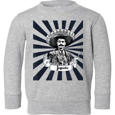Mexican Hero Emiliano Zapata Toddler Sweatshirt
