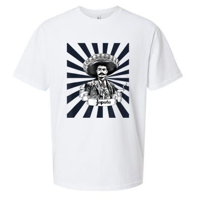 Mexican Hero Emiliano Zapata Sueded Cloud Jersey T-Shirt