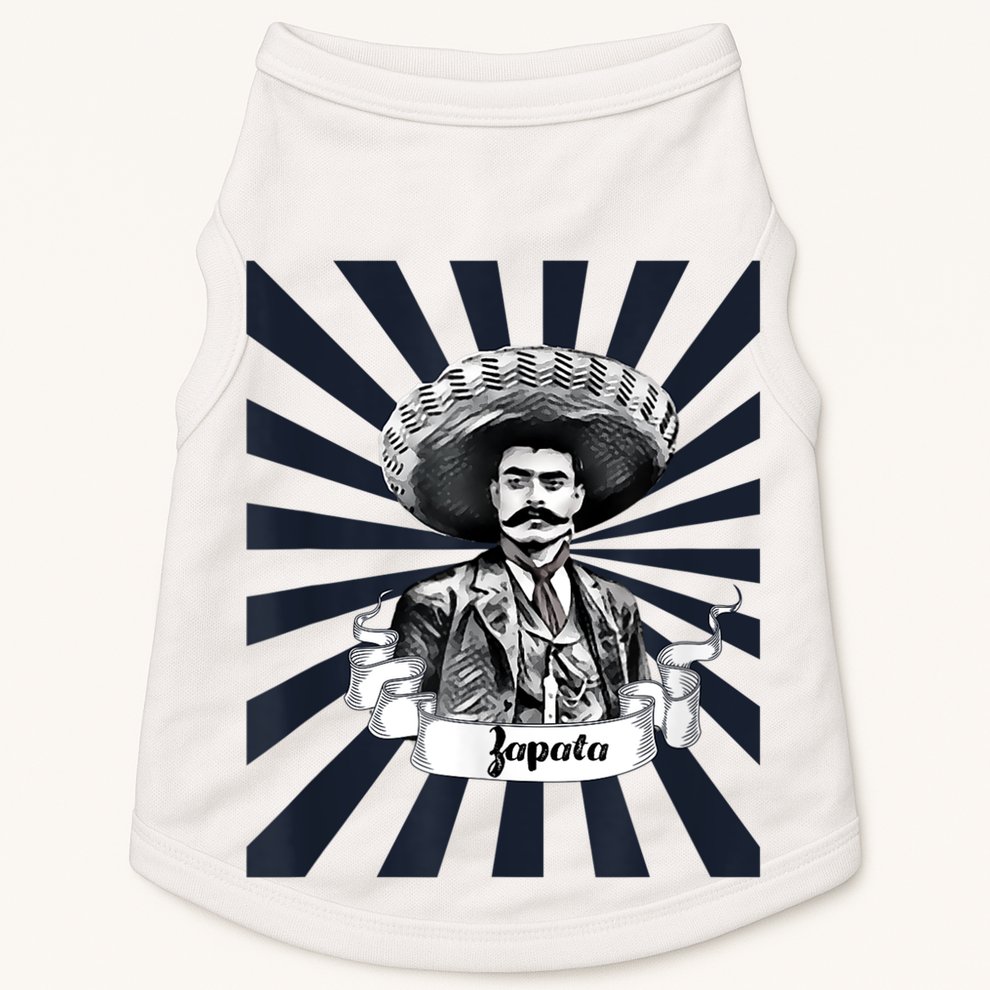 Mexican Hero Emiliano Zapata Doggie Tank