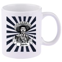 Mexican Hero Emiliano Zapata 11oz C Handle Ceramic Mug