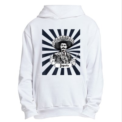 Mexican Hero Emiliano Zapata Urban Pullover Hoodie