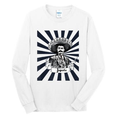 Mexican Hero Emiliano Zapata Tall Long Sleeve T-Shirt