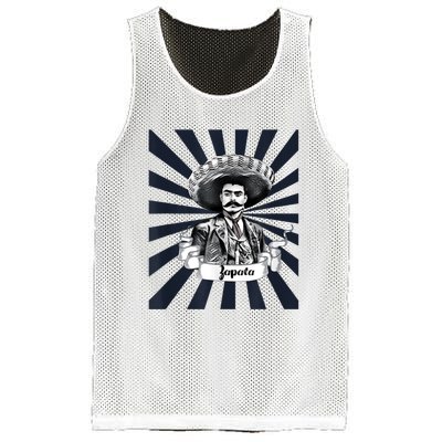 Mexican Hero Emiliano Zapata Mesh Reversible Basketball Jersey Tank