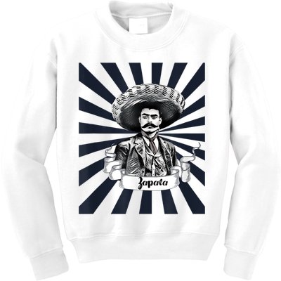 Mexican Hero Emiliano Zapata Kids Sweatshirt