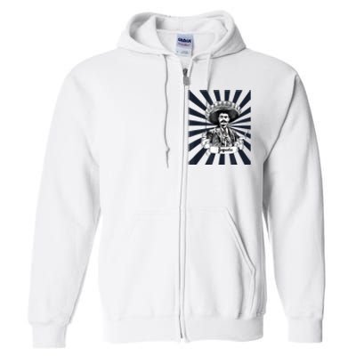 Mexican Hero Emiliano Zapata Full Zip Hoodie