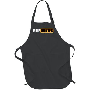 MILF HUNTER Erotic Gift For Adults Full-Length Apron With Pockets