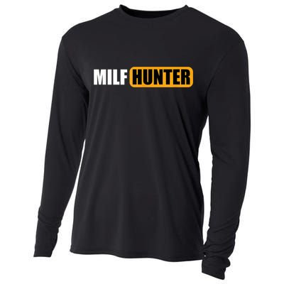 MILF HUNTER Erotic Gift For Adults Cooling Performance Long Sleeve Crew