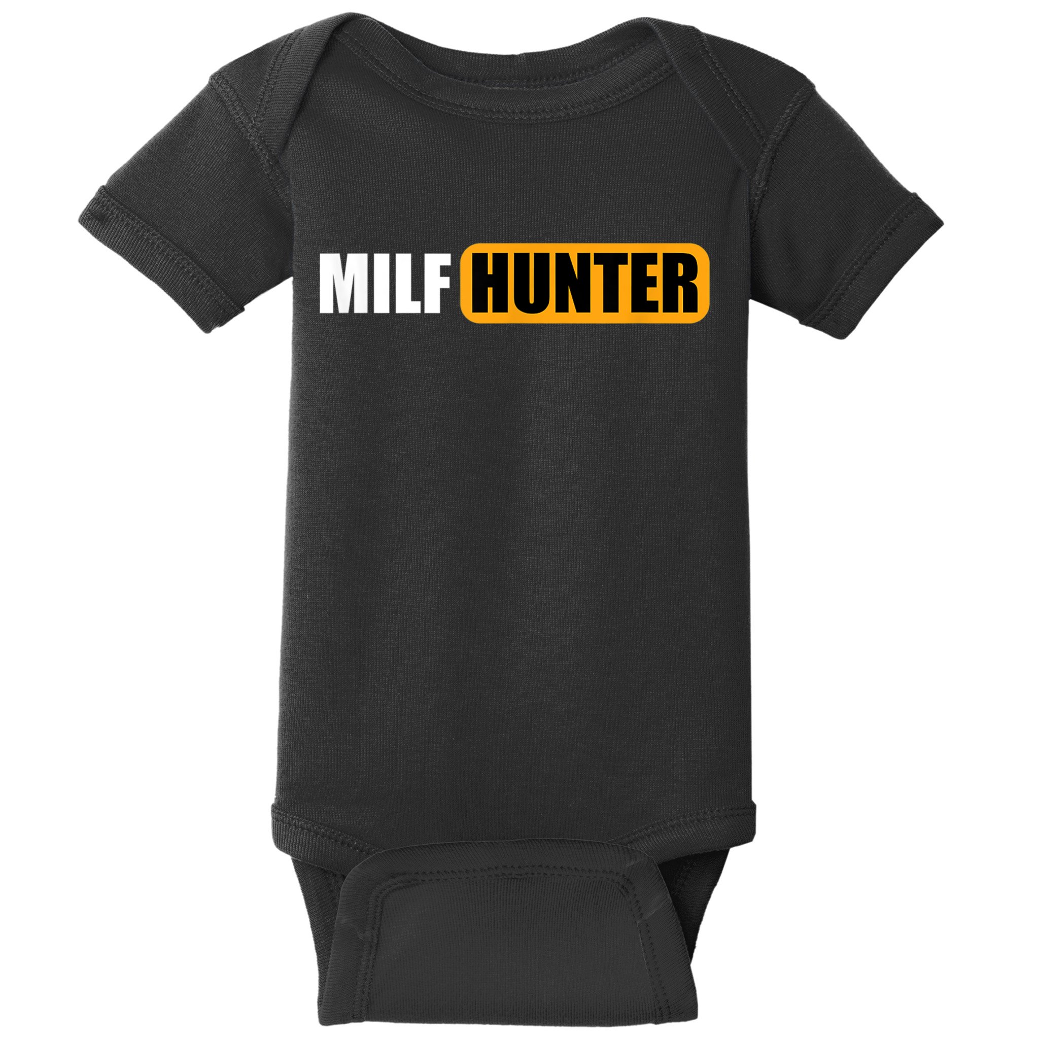 MILF HUNTER Erotic Gift For Adults Baby Bodysuit