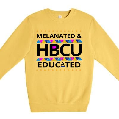 Melanated HBCU Educated Premium Crewneck Sweatshirt