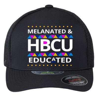 Melanated HBCU Educated Flexfit Unipanel Trucker Cap