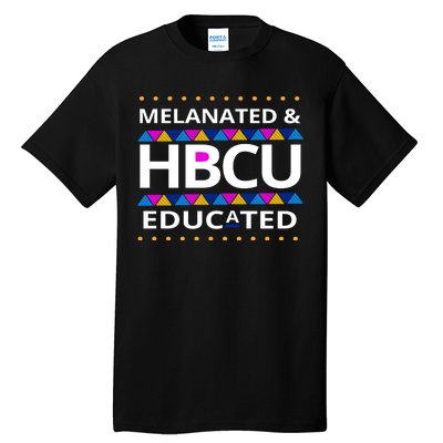 Melanated HBCU Educated Tall T-Shirt