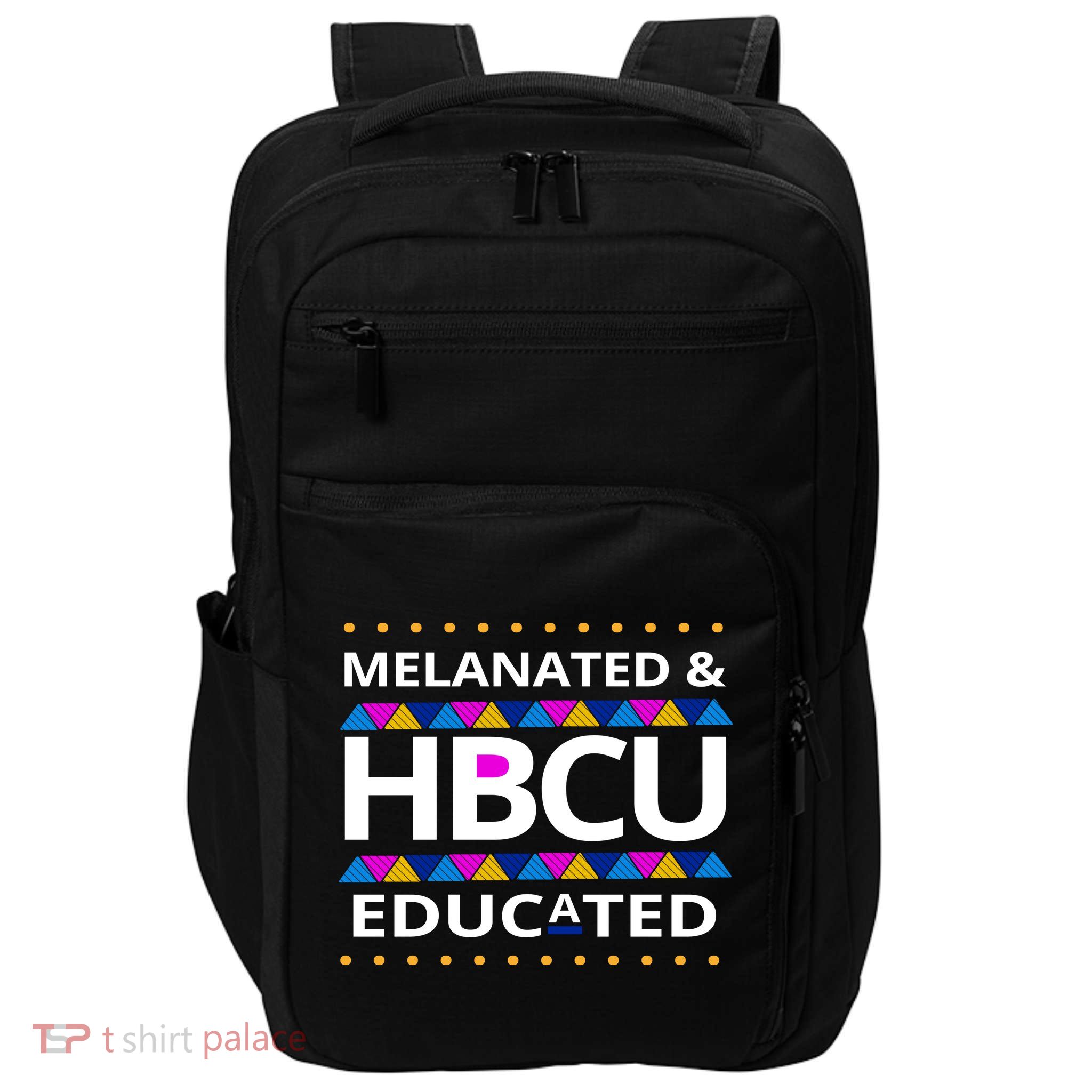 Melanated HBCU Educated Impact Tech Backpack