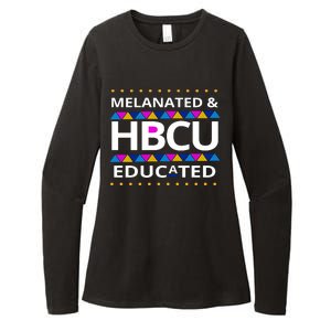 Melanated HBCU Educated Womens CVC Long Sleeve Shirt