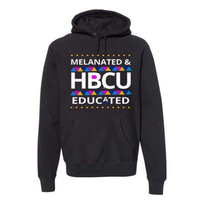 Melanated HBCU Educated Premium Hoodie