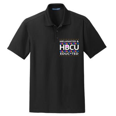 Melanated HBCU Educated Dry Zone Grid Polo