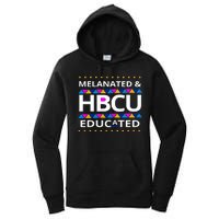 Melanated HBCU Educated Women's Pullover Hoodie