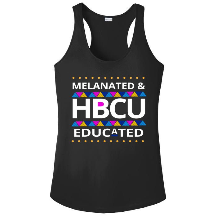 Melanated HBCU Educated Ladies PosiCharge Competitor Racerback Tank