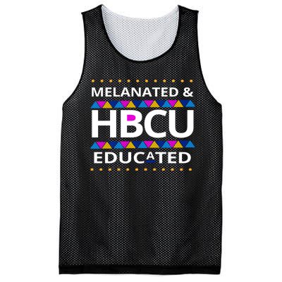 Melanated HBCU Educated Mesh Reversible Basketball Jersey Tank