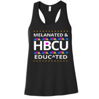 Melanated HBCU Educated Women's Racerback Tank