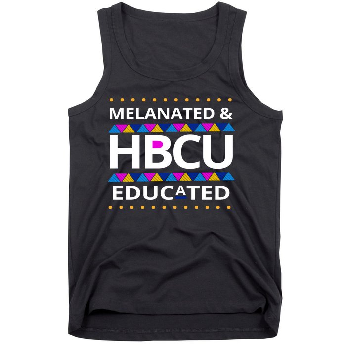 Melanated HBCU Educated Tank Top