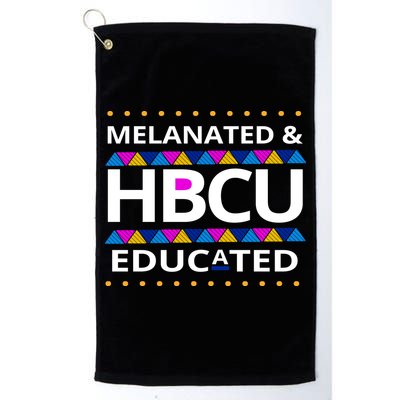 Melanated HBCU Educated Golf Towel