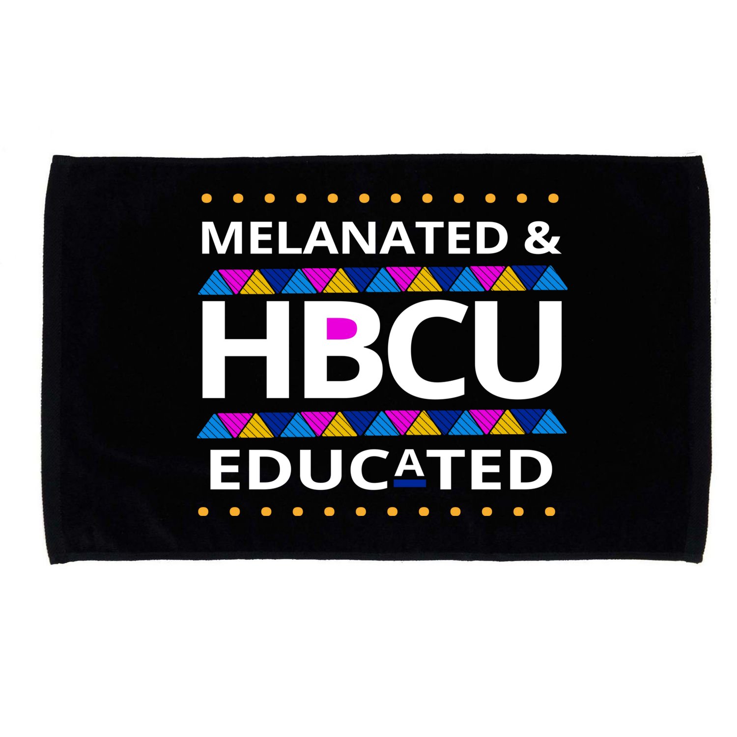 Melanated HBCU Educated Microfiber Hand Towel