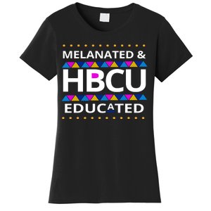 Melanated HBCU Educated Women's T-Shirt