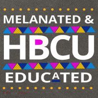 Melanated HBCU Educated Cotton Canvas Backpack