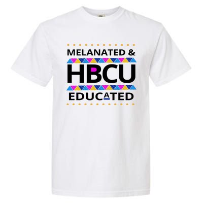 Melanated HBCU Educated Garment-Dyed Heavyweight T-Shirt