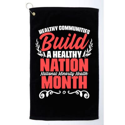 Mental Health Education National Minority Health Meaningful Gift Golf Towel