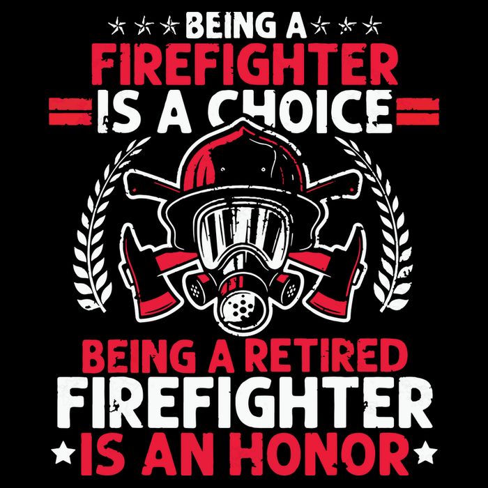 Men Heroic Fireman Gift Idea Retired Firefighter Backpack