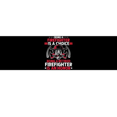 Men Heroic Fireman Gift Idea Retired Firefighter Bumper Sticker