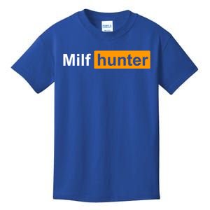 Milf Hunter Funny Adult Humor Joke Who Love Milfs Great Gift Kids T-Shirt