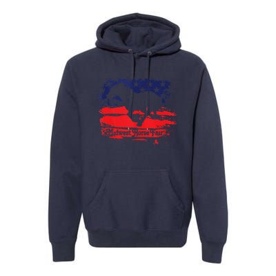 Midwest Horse Fair Redwhiteblue Flag Premium Hoodie