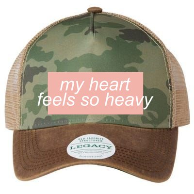 My Heart Feels So Heavy Legacy Tie Dye Trucker Hat