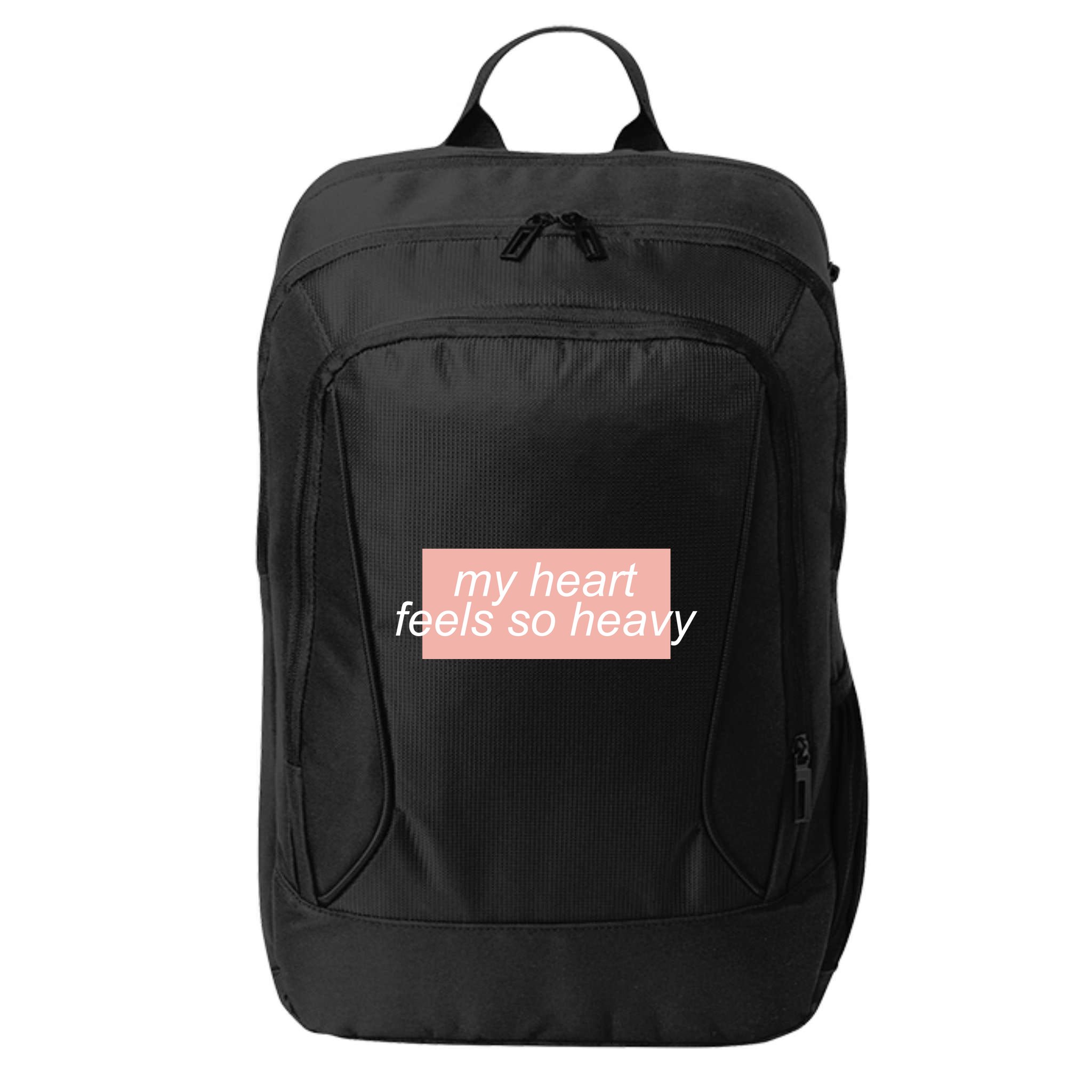 My Heart Feels So Heavy City Backpack