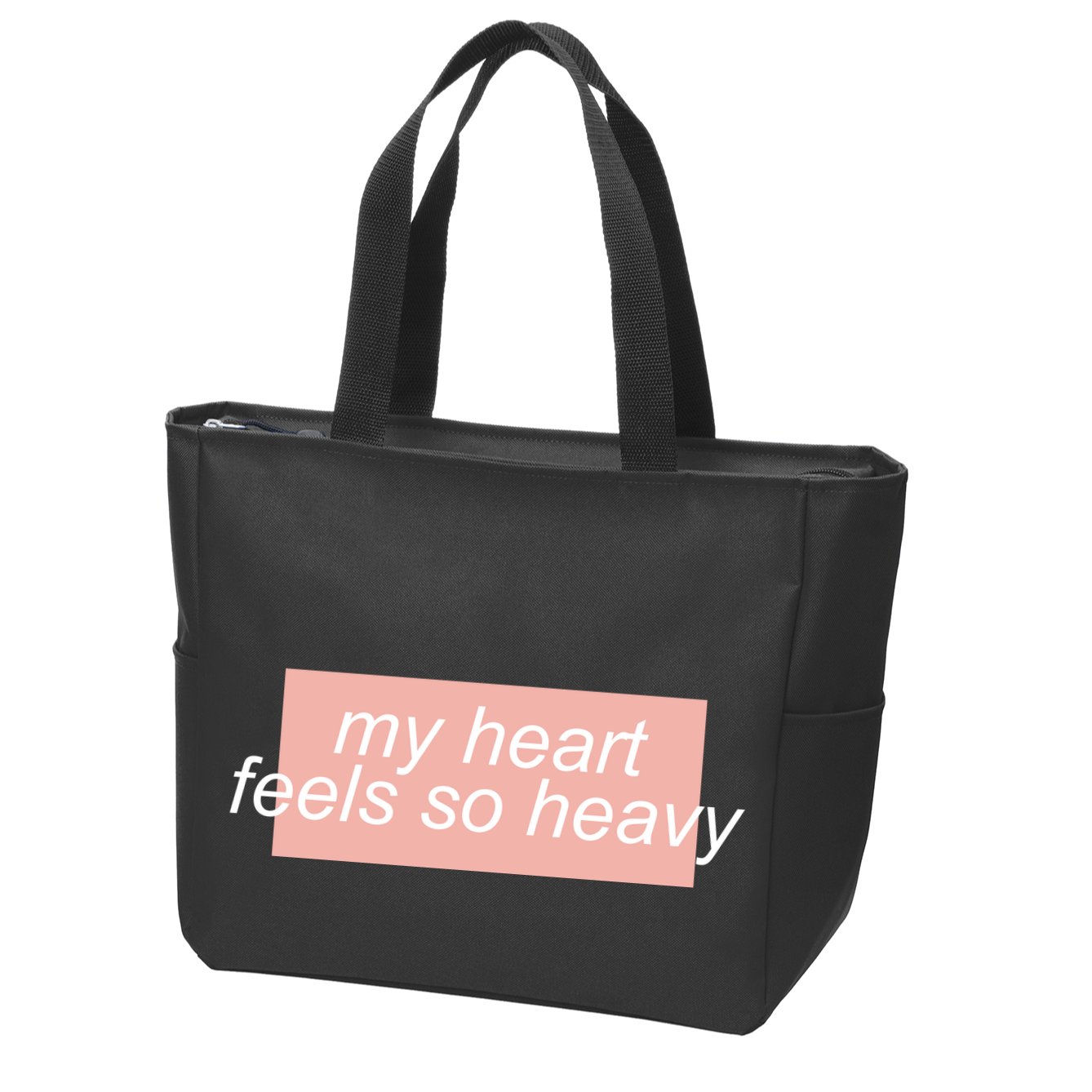 My Heart Feels So Heavy Zip Tote Bag