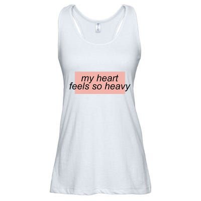 My Heart Feels So Heavy Ladies Essential Flowy Tank