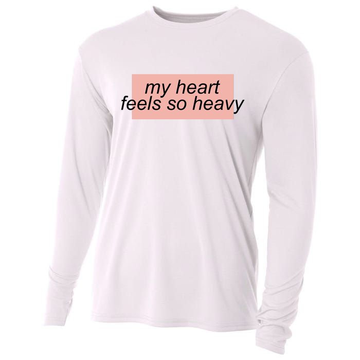 My Heart Feels So Heavy Cooling Performance Long Sleeve Crew